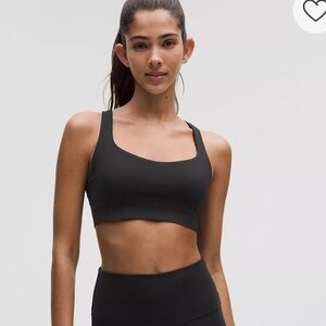 lululemon flexy flex strappy yoga sports top a-c cups